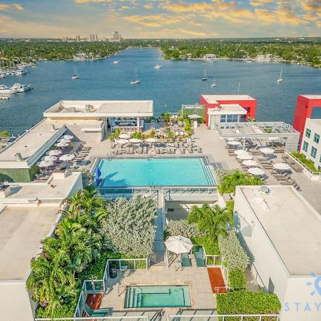 Rooftop Pool & Hot Tub - Gym - Hollywood Beach 외부 사진