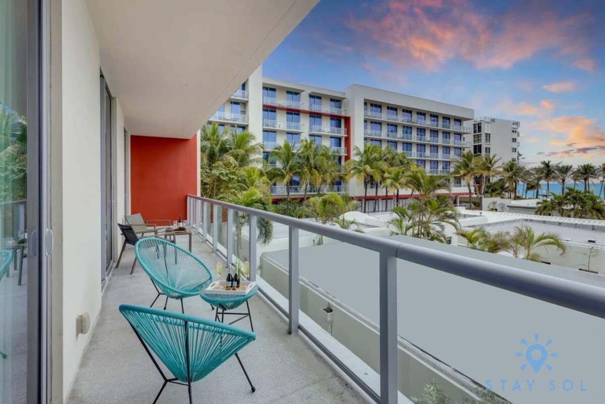 Rooftop Pool & Hot Tub - Gym - Hollywood Beach 외부 사진