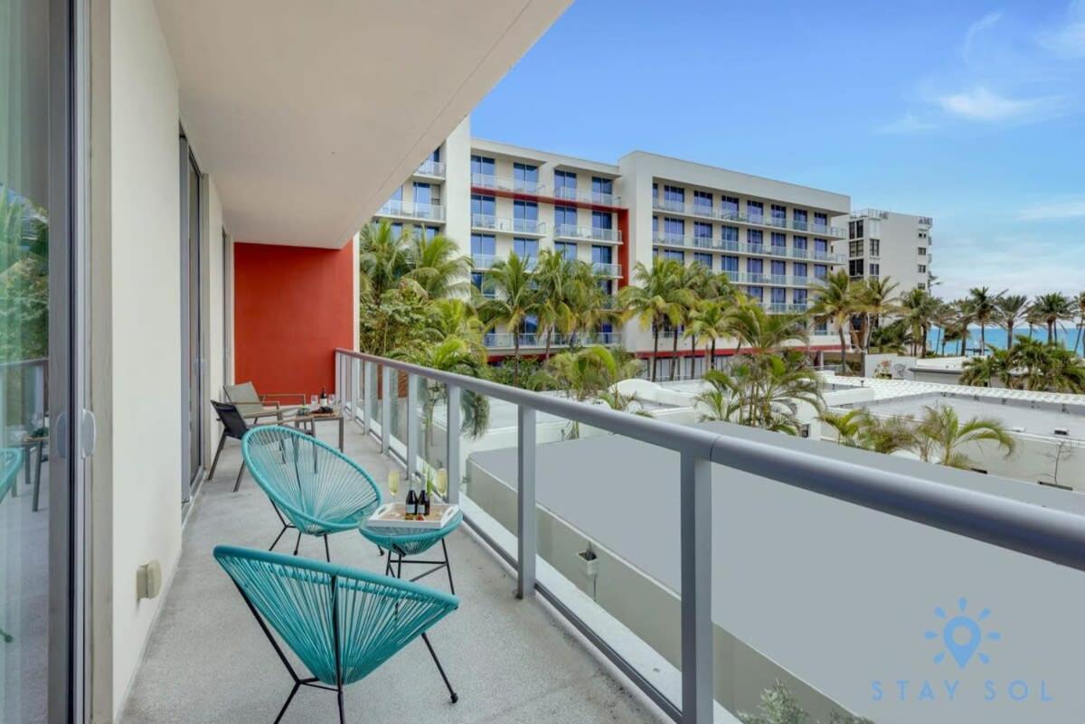Rooftop Pool & Hot Tub - Gym - Hollywood Beach 외부 사진