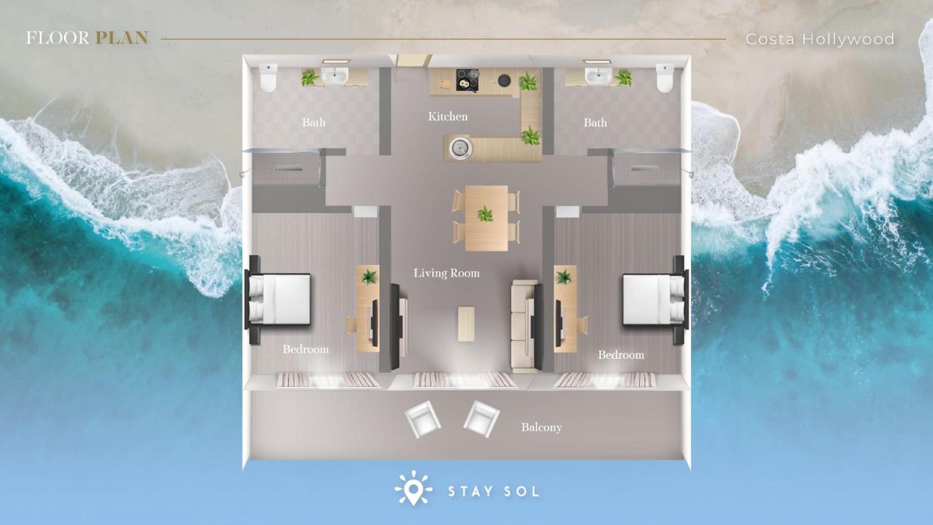 Rooftop Pool & Hot Tub - Gym - Hollywood Beach 외부 사진